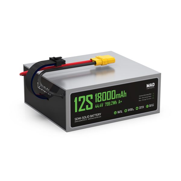 MAD 12S 18Ah(A+) Drone Solid State Lithium-ion Battery