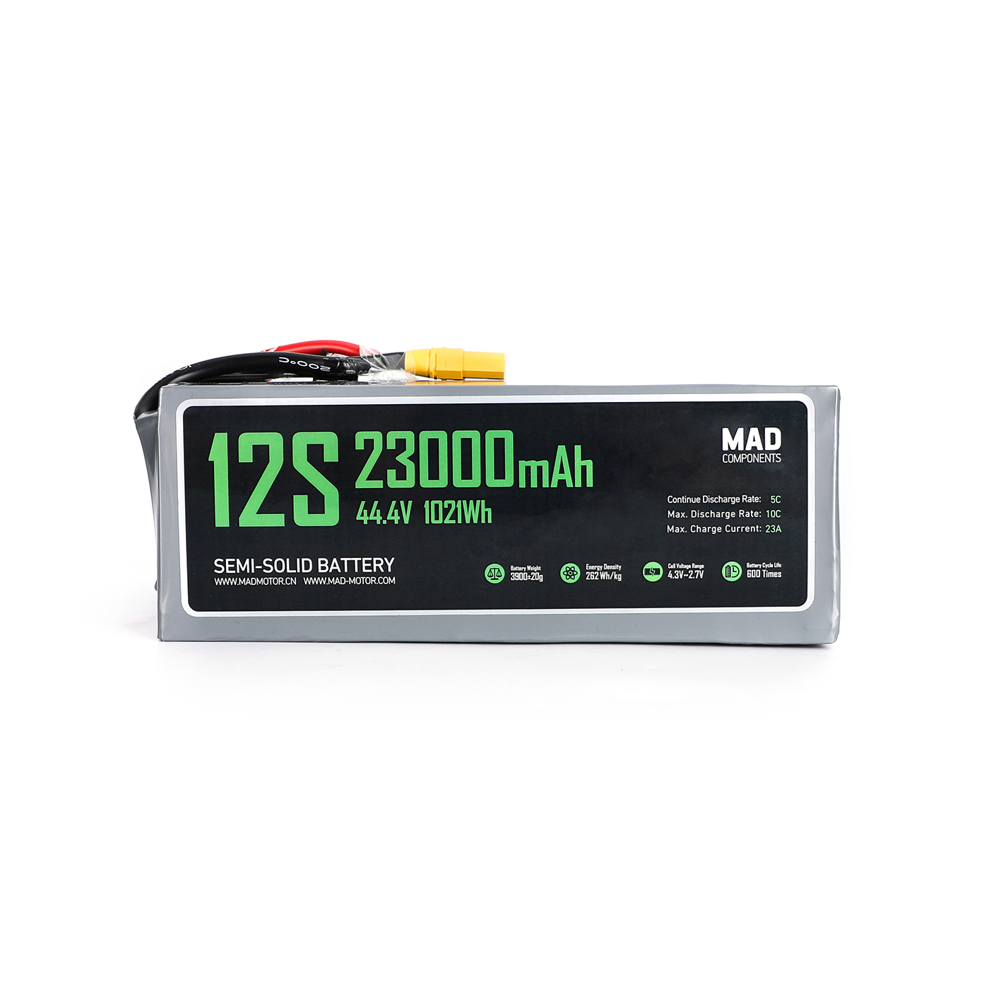 MAD 12S 23Ah Drone Solid State Lithium-ion Battery