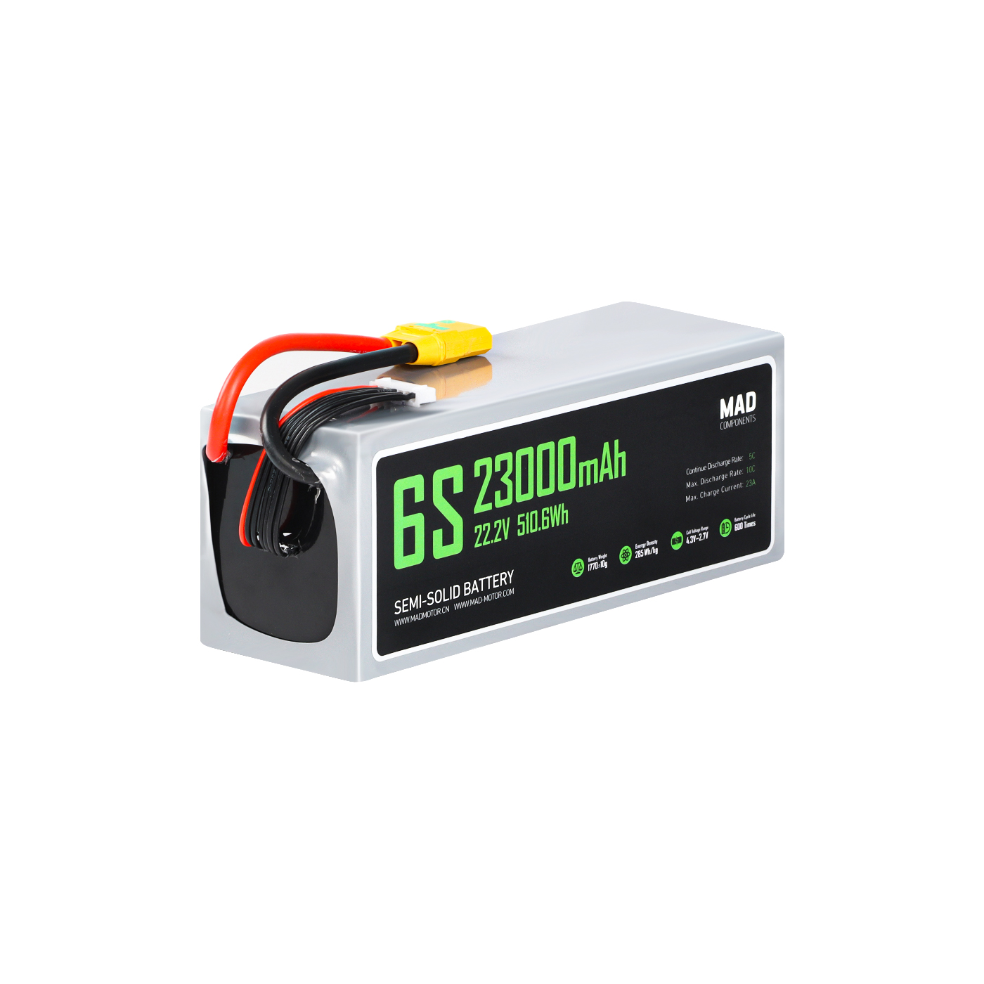 MAD 6S 23Ah Drone Solid State Lithium-ion Battery