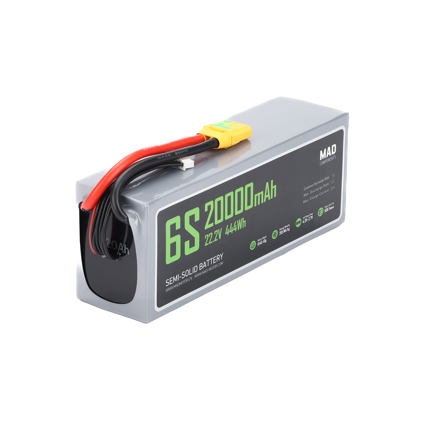 MAD 6S 20Ah Drone Solid State Lithium-ion Battery