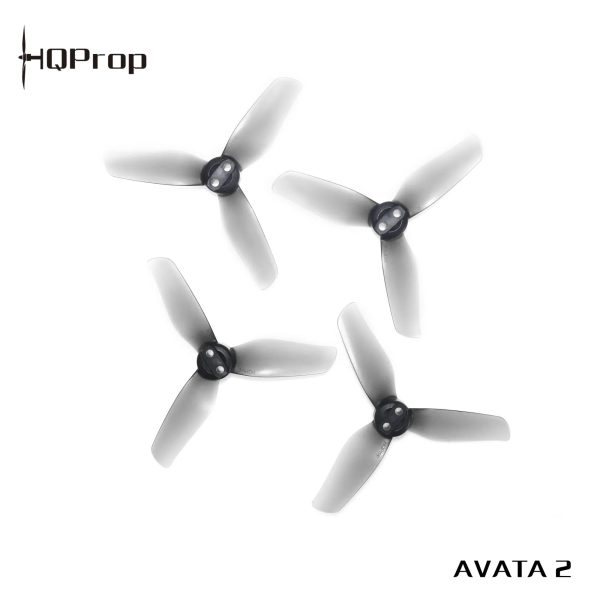 HQProp 3X3X3 for Avata 2 Grey (2CW+2CCW)-Poly Carbonate