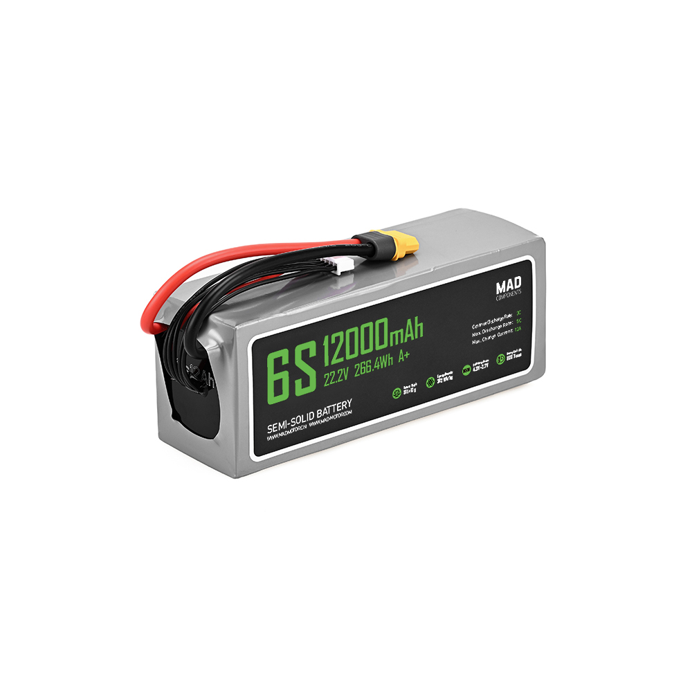 MAD 6S 12Ah A+ Drone Solid State Lithium-ion Battery