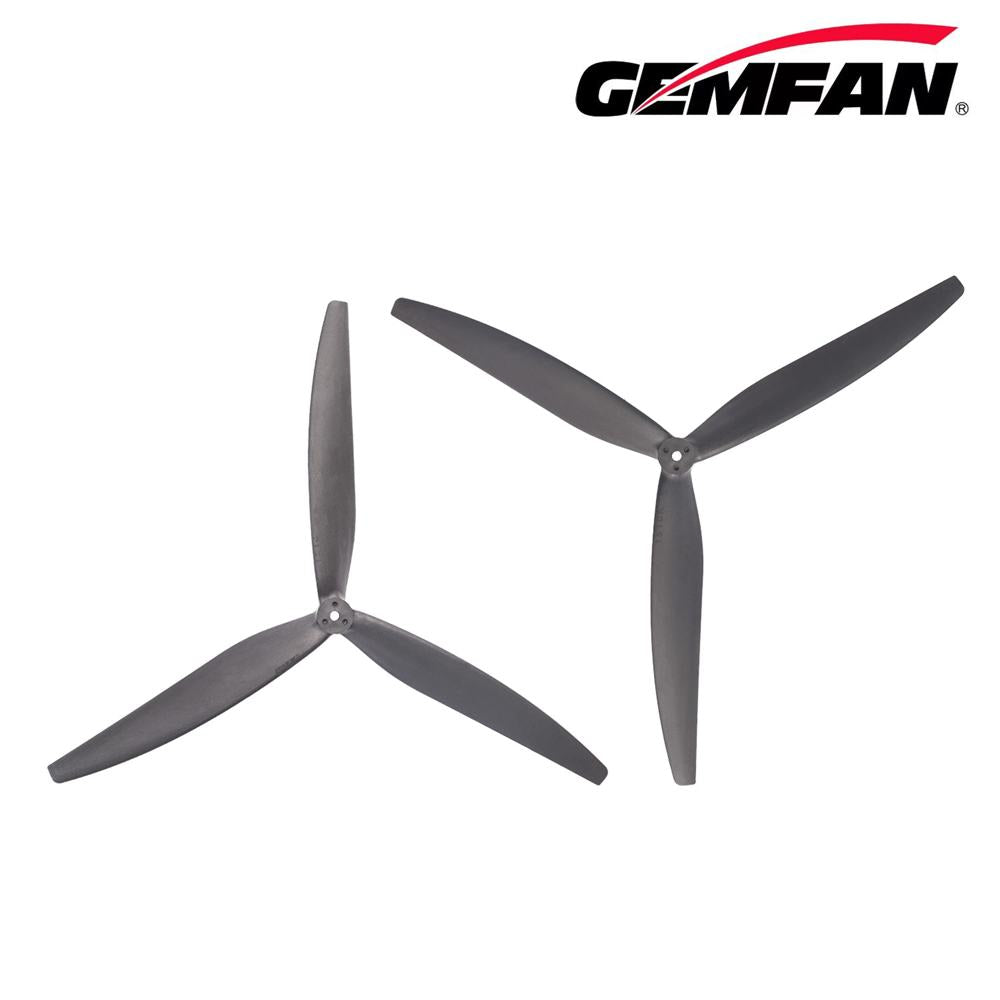 Gemfan 1510-3 Glass Fiber Nylon Tri-Blade Cinelifter & Macro Quad Propellers (1CW+1CCW)