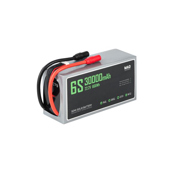 MAD 6S 30Ah Drone Solid State Lithium-ion Battery