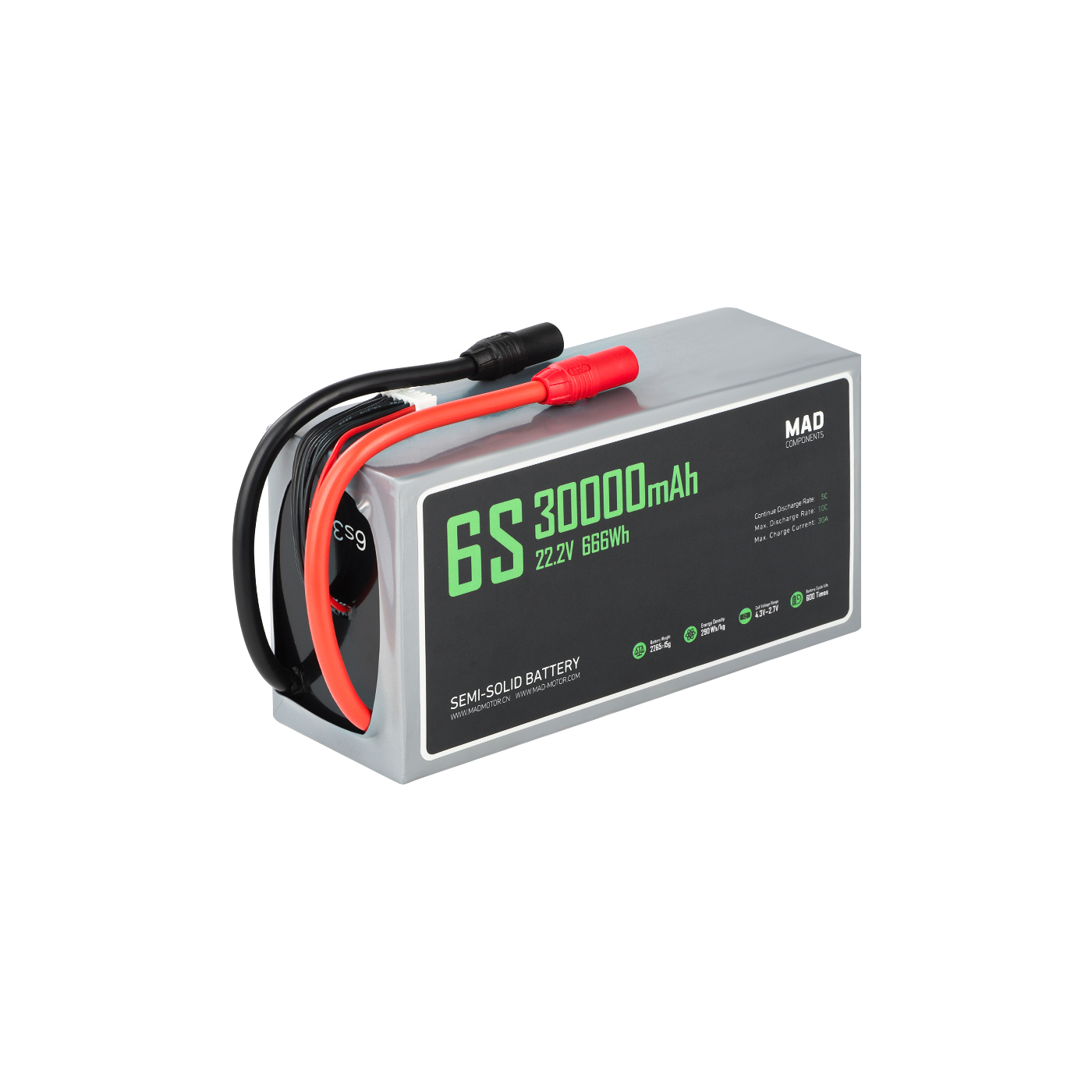 MAD 6S 30Ah Drone Solid State Lithium-ion Battery