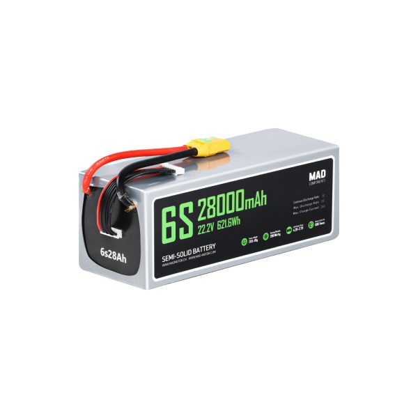 MAD 6S 28Ah Drone Solid State Lithium-ion Battery