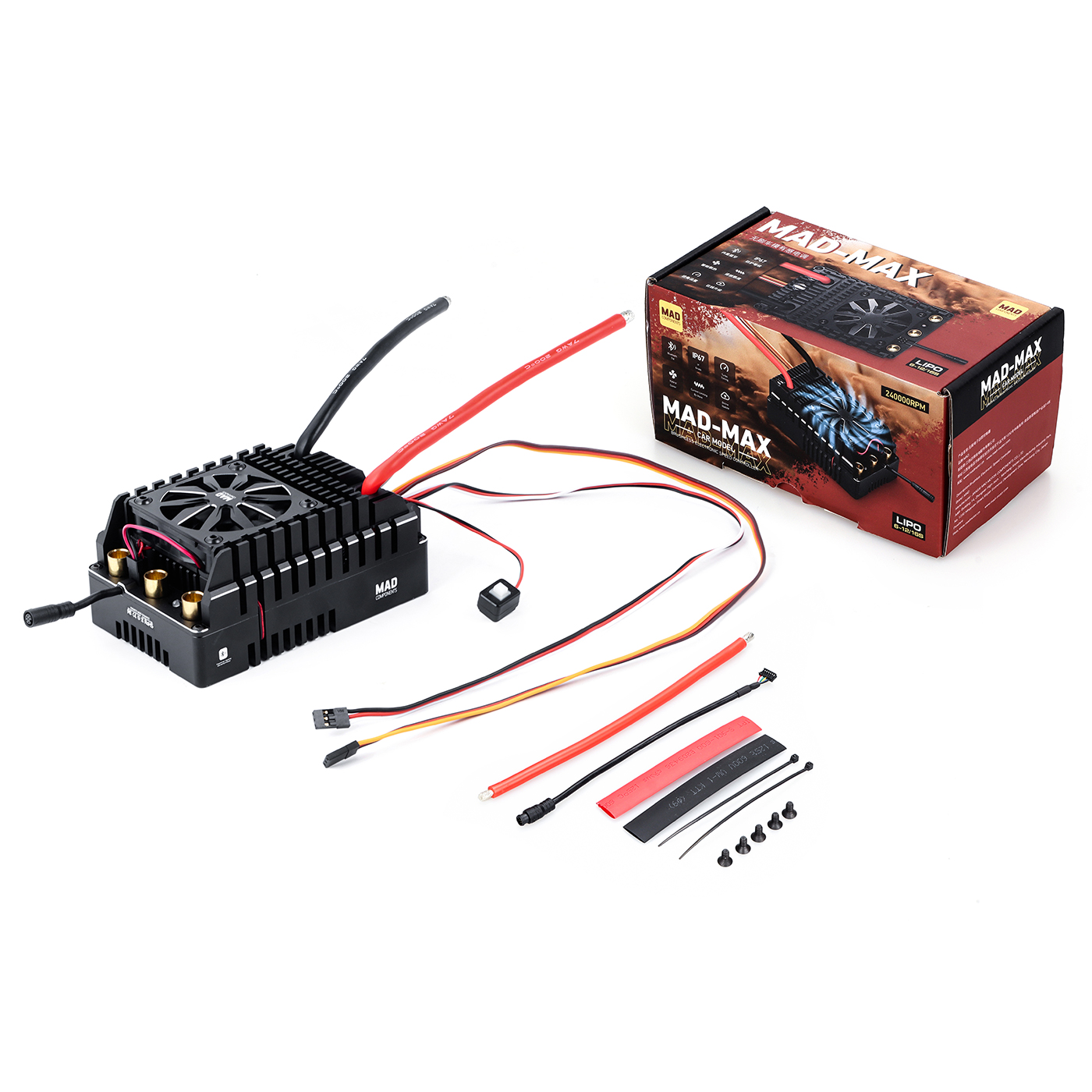 MAX20 400A HV 6-12s Brushless Sensored ESC for 1/5 (1/6)RC model car