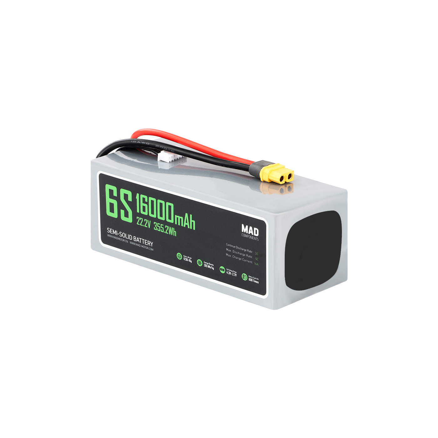 MAD 6S 16Ah Drone Solid State Lithium-ion Battery