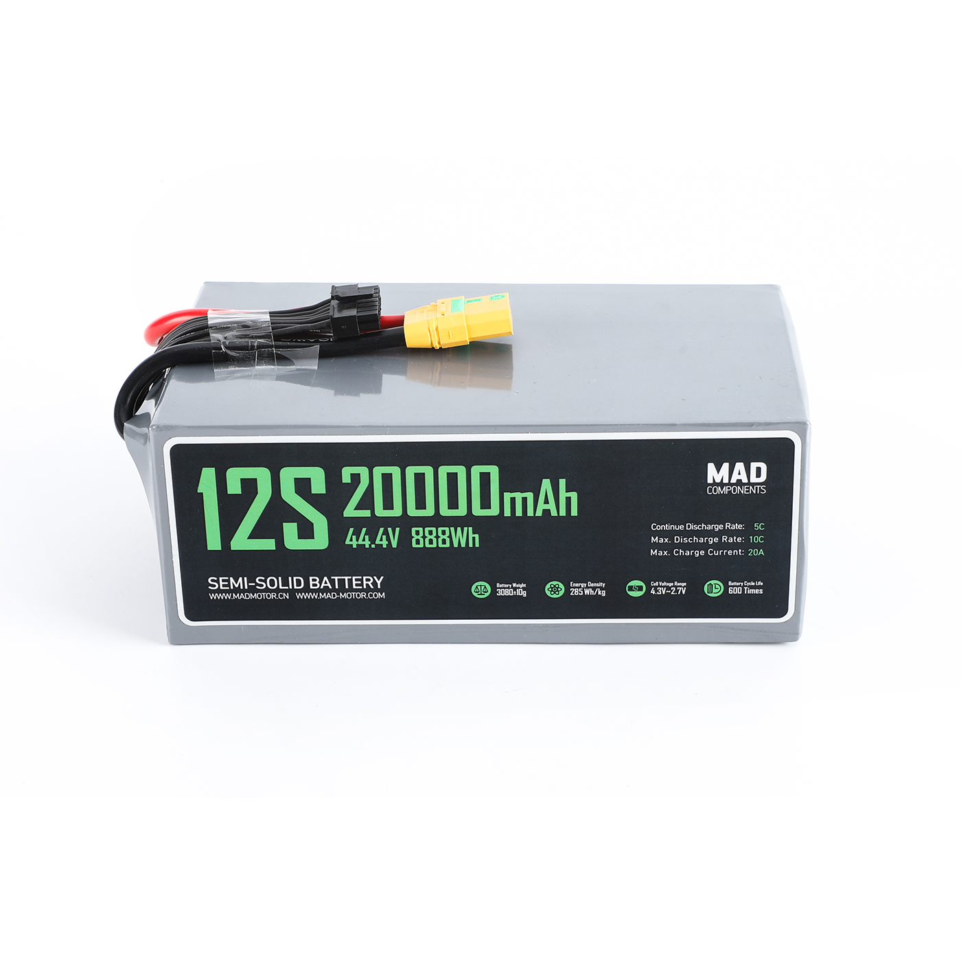 MAD 12S 20Ah Drone Solid State Lithium-ion Battery