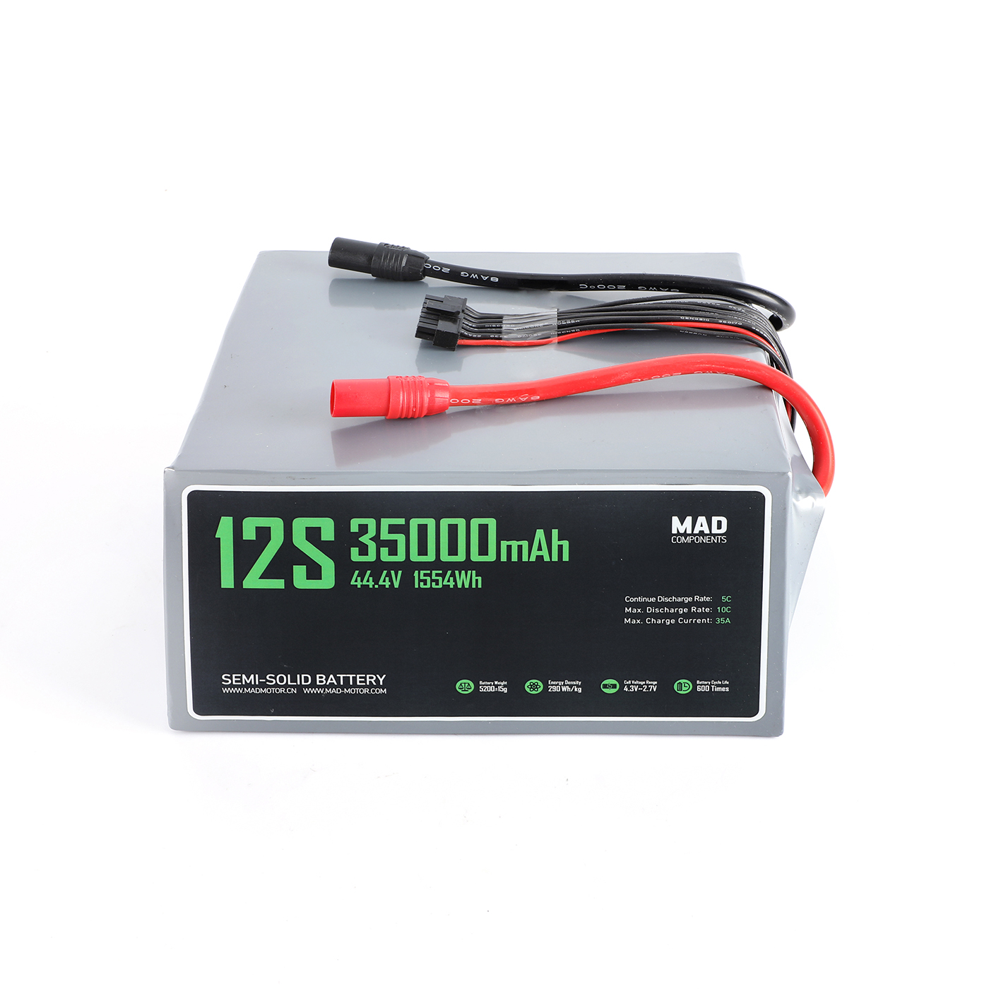 MAD 12S 35Ah Drone Solid State Lithium-ion Battery