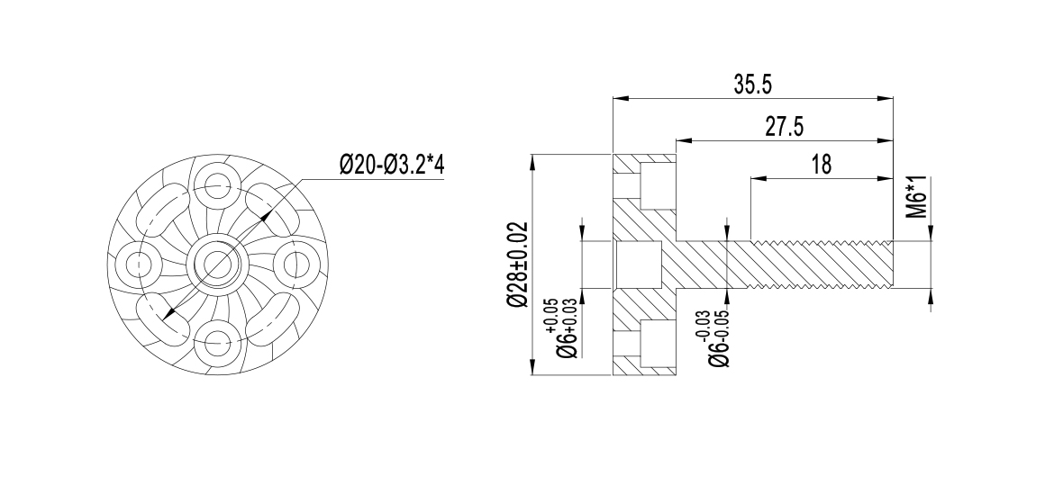 Propeller Adapter  for VAX 5320-M6