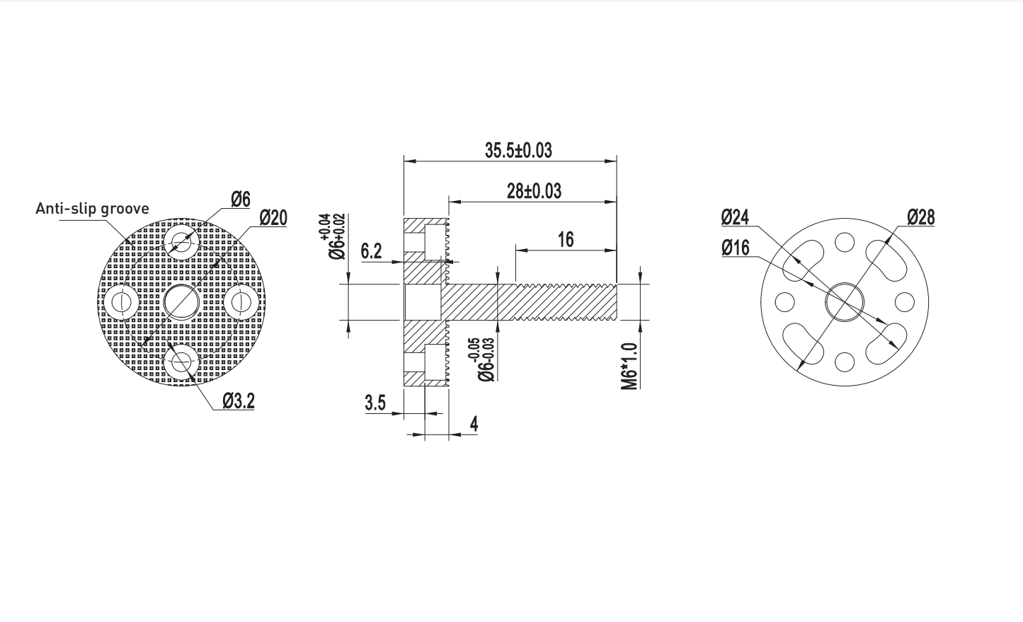 Propeller Adapter for VAX 5320-M6-steel