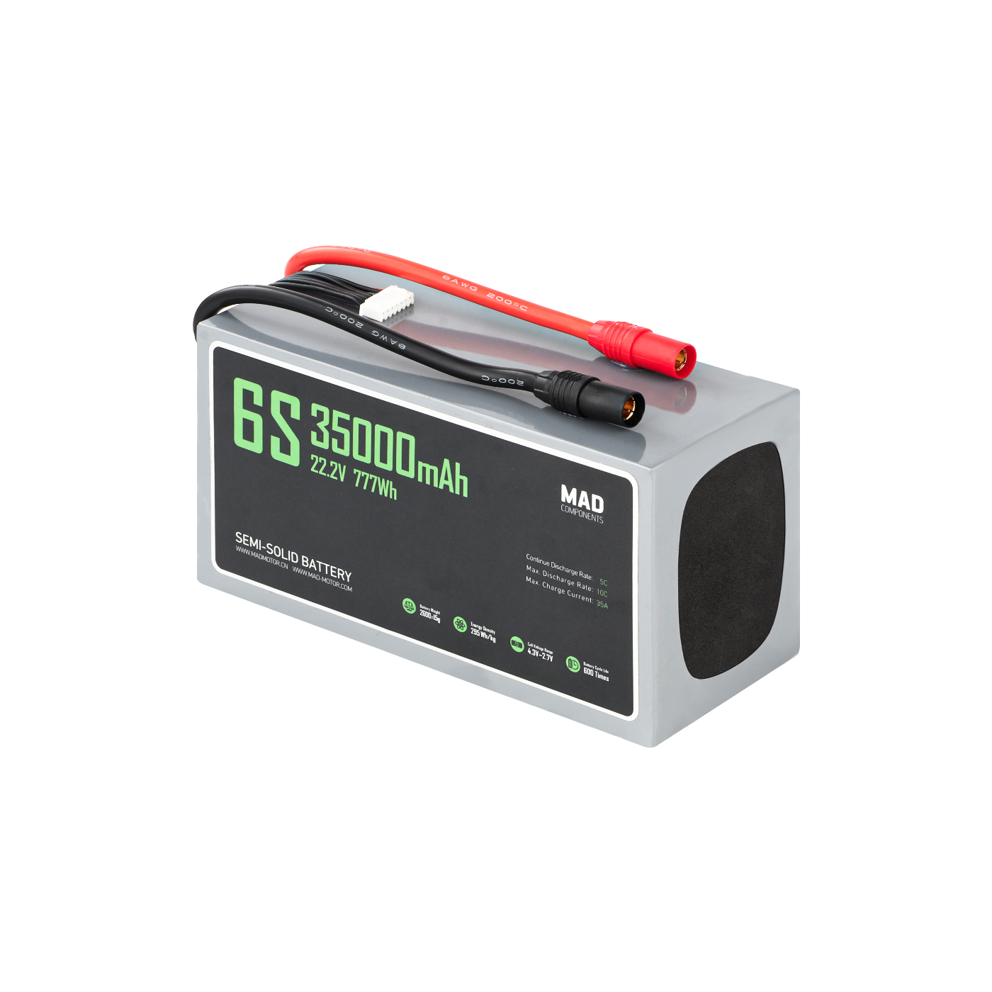 MAD 6S 35Ah Drone Solid State Lithium-ion Battery