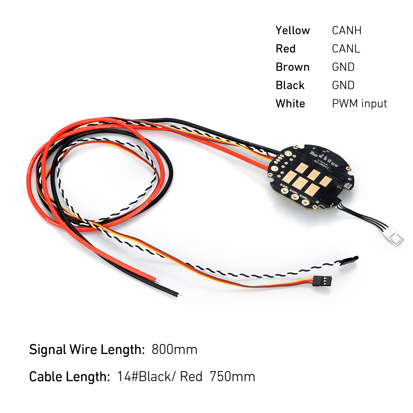 FOC 60A 14S Drone ESC (Circular)