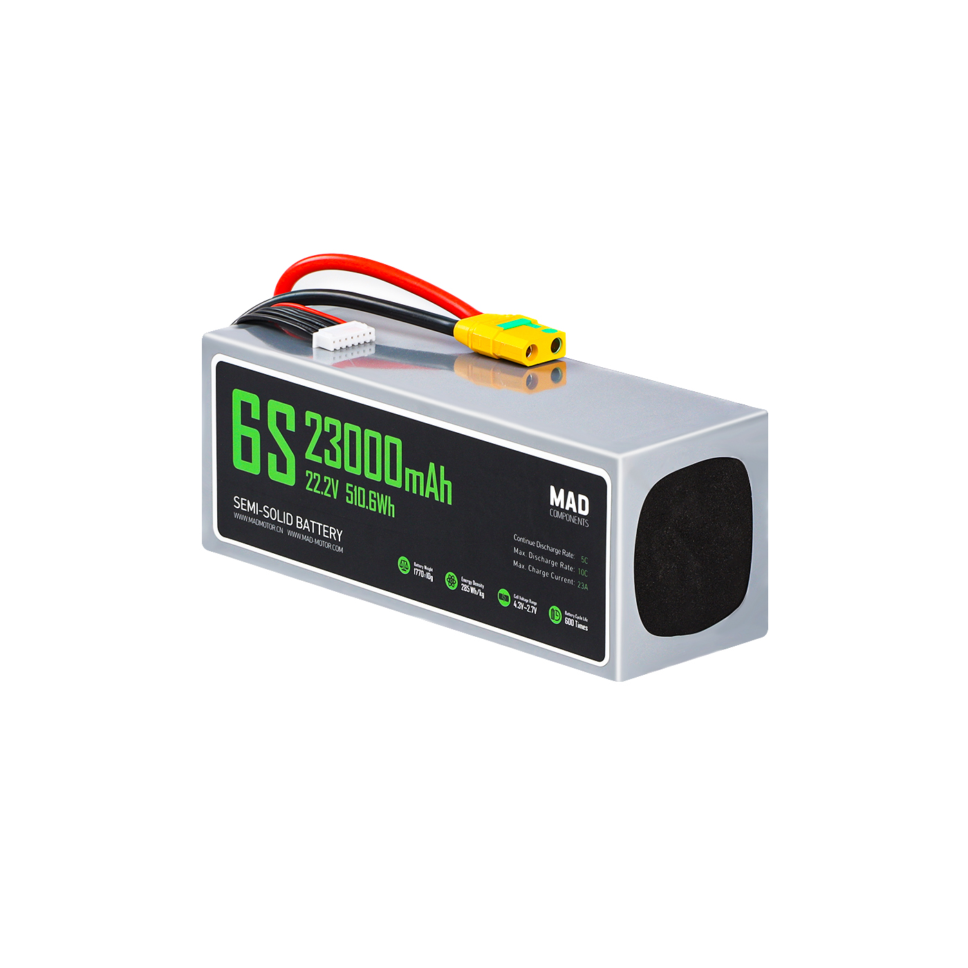 MAD 6S 23Ah Drone Solid State Lithium-ion Battery