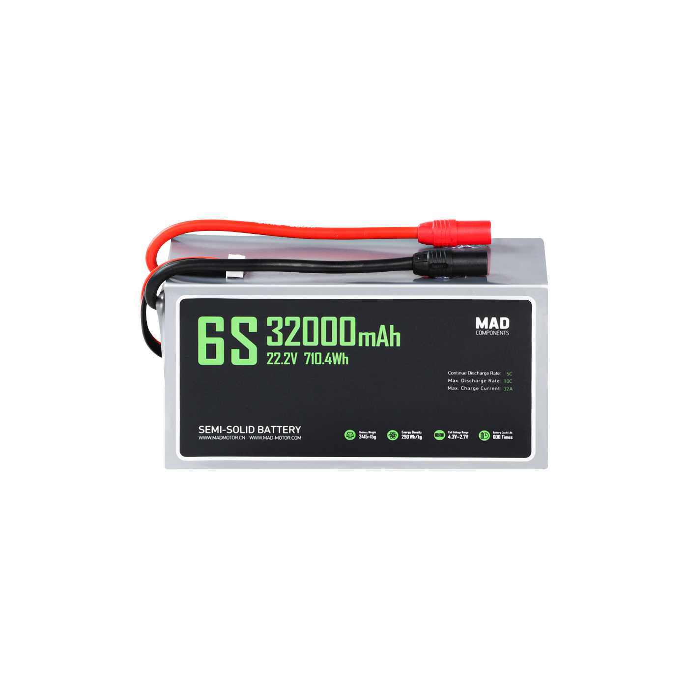 MAD 6S 32Ah Drone Solid State Lithium-ion Battery